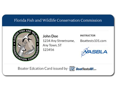 Florida FWC License .